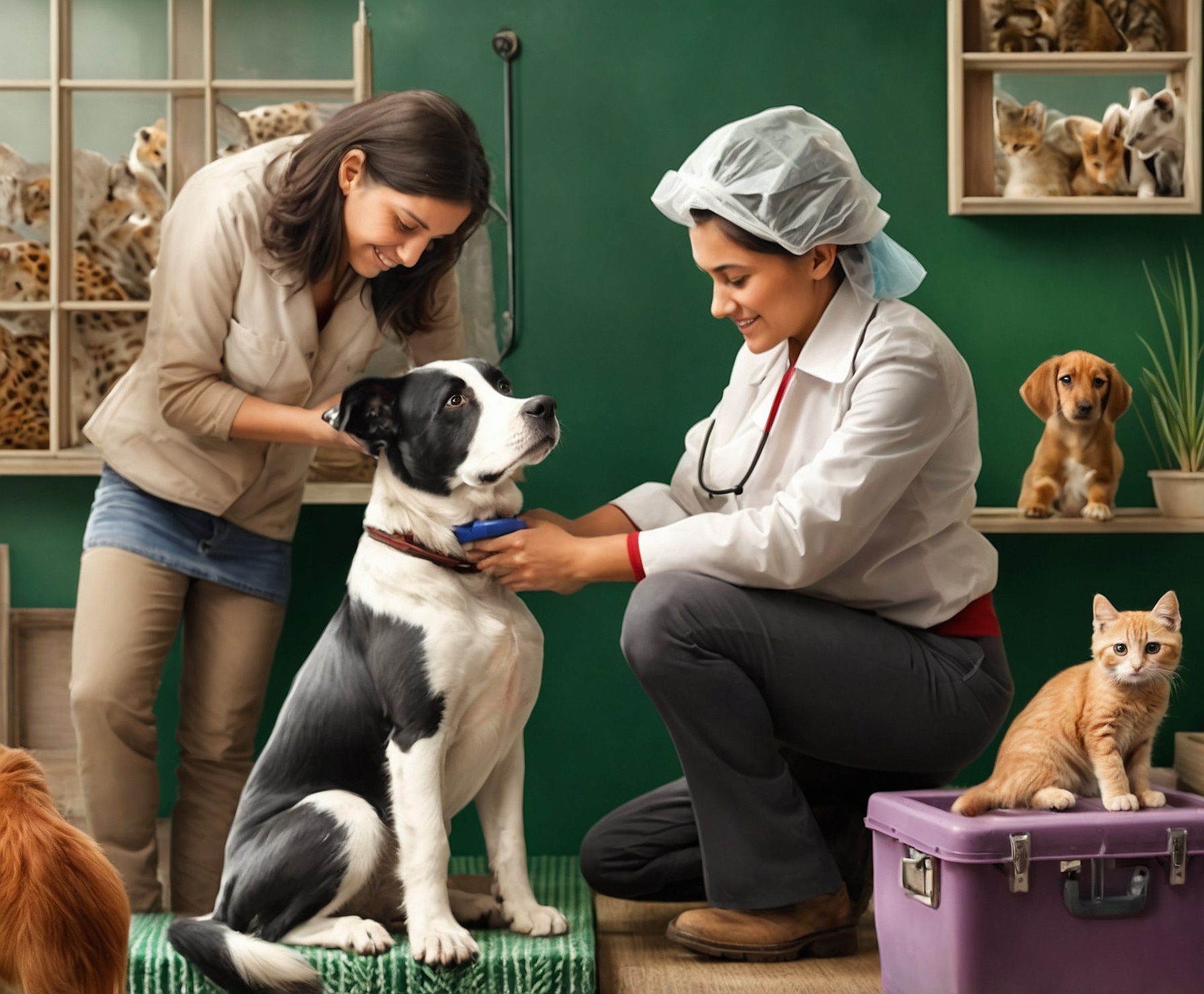 Ecografías móviles para mascotas felices.